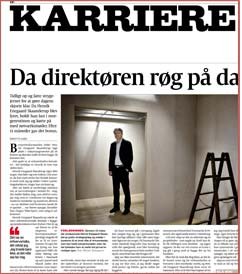 Helsides interview. Skaanderup i Politiken, Karriere 06.11.11